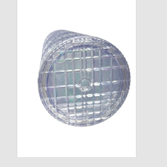 Starbucks Jeweled faceted 2022 Holiday Iridescent Tumbler 24oz drink cup Venti - Picture 5 of 8